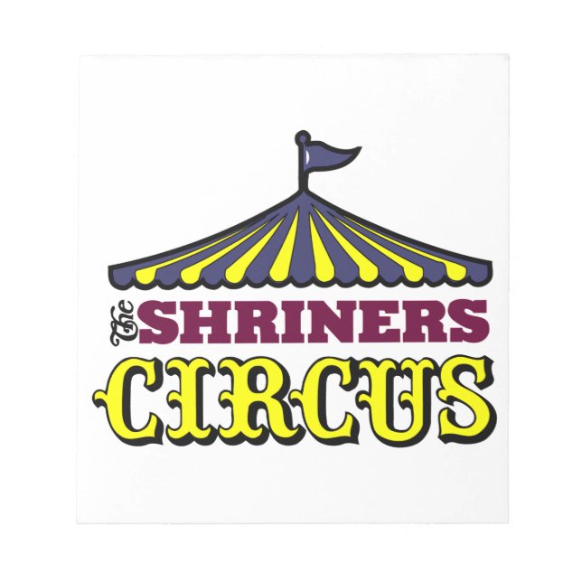 Shriners Circus Notepad (Front)