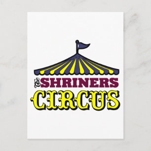 Shriners Circus Postcard