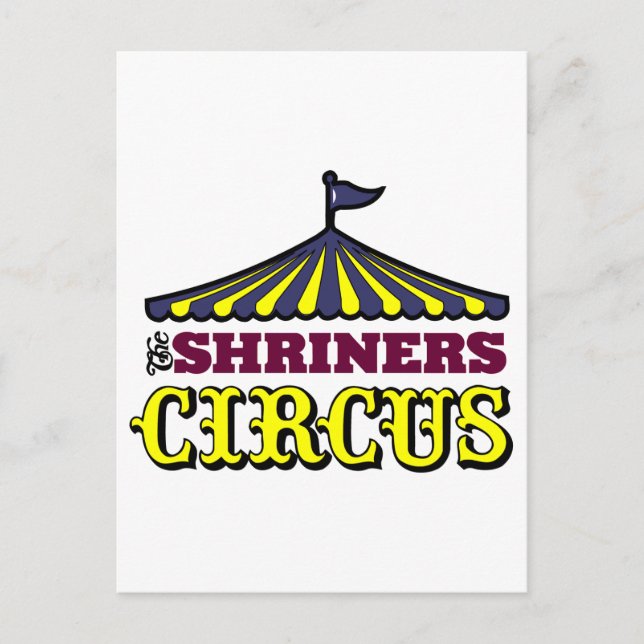 Shriners Circus Postcard (Front)