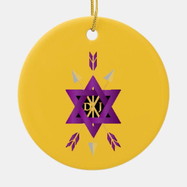 Shriner's Edition Ceramic Ornament (Front)