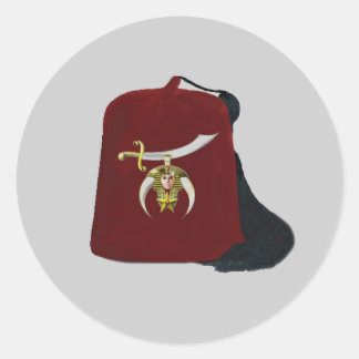 Shriners Edition Classic Round Sticker