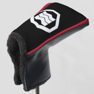 Shrinkage-shaped Kanji for three in Oshiki Golf Head Cover