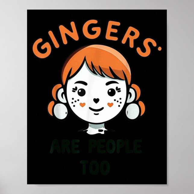 Shrinking Summer Gingers are People Too Meme Poster (Front)