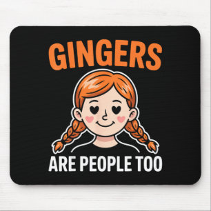 Shrinking Summer Gingers are People Too Mouse Pad