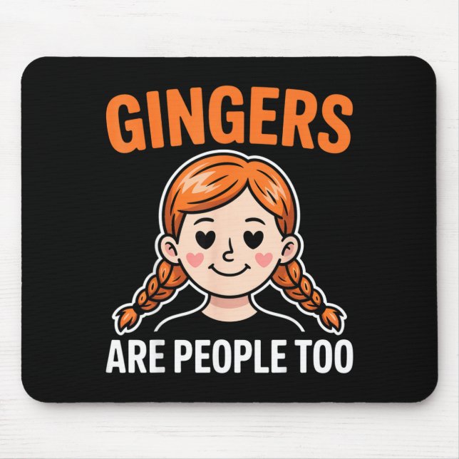 Shrinking Summer Gingers are People Too Mouse Pad (Front)