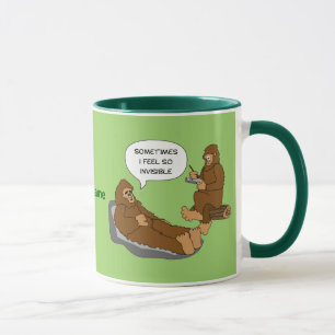 Shrink's Office Funny Sasquatch Cartoon Custom Mug