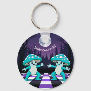Shroom Boogie Badge Key Ring