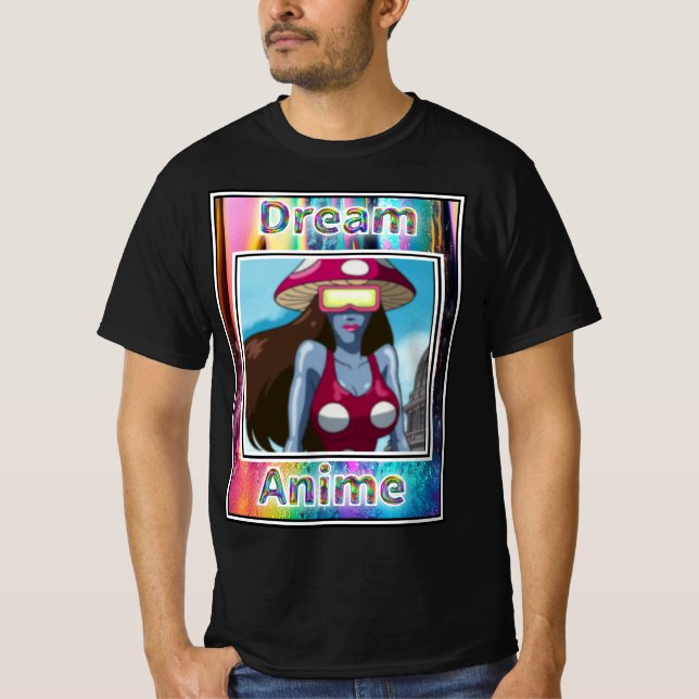 Shroom Bot Dream Anime T-Shirt (Front)