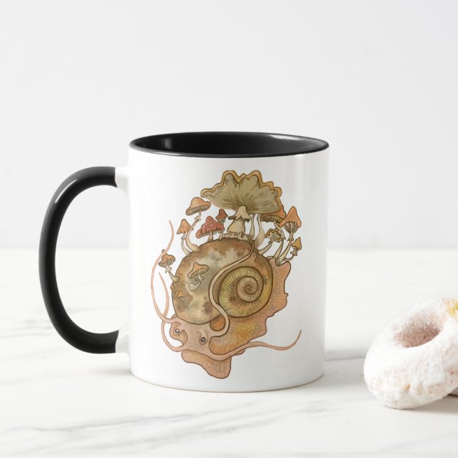 Shroom Snail Mug (With Donut)
