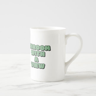 Shroom with a view bone china mug