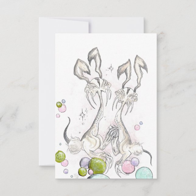 Shroombunnies  thank you card (Front)