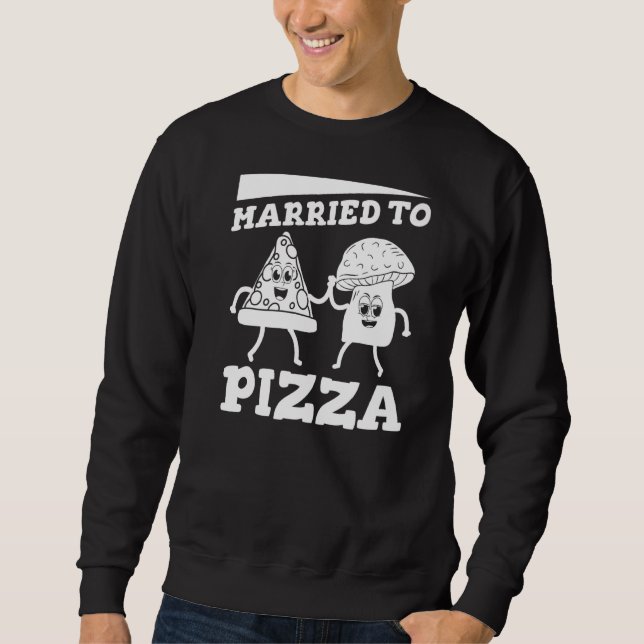 Shrooming Pizza Mushrooming - Mycology Hunter Fung Sweatshirt (Front)