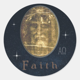 Shroud of Turin Classic Round Sticker