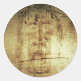 Shroud of Turin Classic Round Sticker