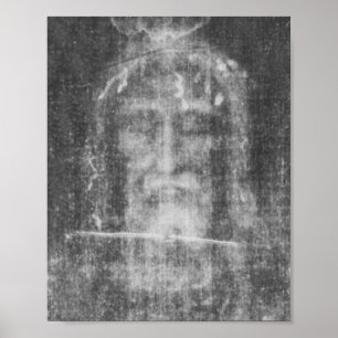 Shroud of Turin Face of Jesus – Manto de Turin Poster
