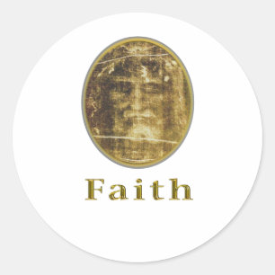 Shroud of Turin items Classic Round Sticker