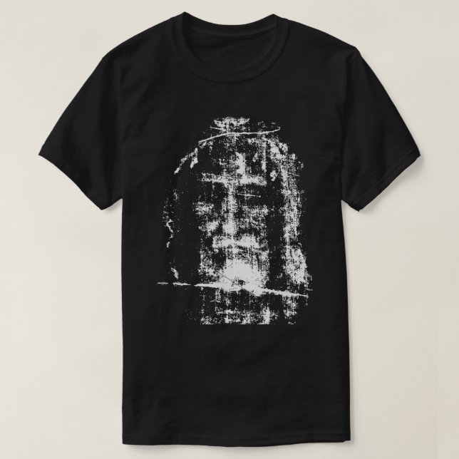 Shroud of Turin Jesus Christ Face  T-Shirt (Design Front)