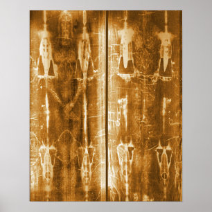 Shroud of Turin Jesus Christ Poster