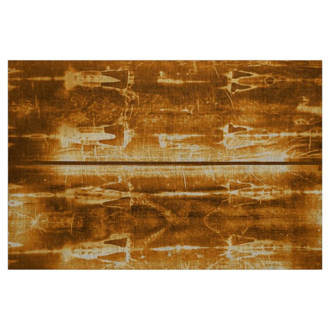 Shroud of Turin Jesus Full Body Fabric (Fat Quarter)