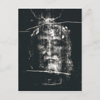 Shroud Of Turin, Negative Postcard