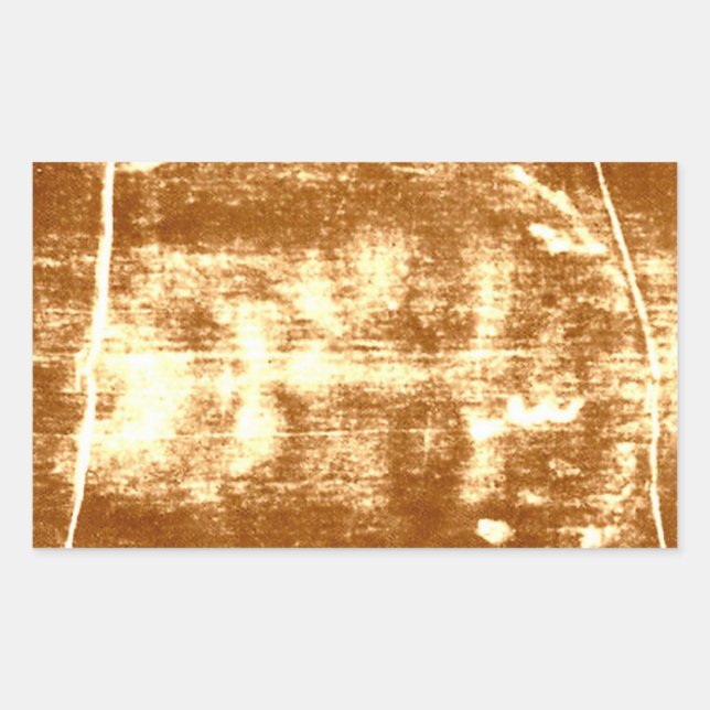 SHROUD of TURIN Rectangular Sticker (Front)
