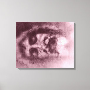 Shroud of Turin (Red) on canvas Print