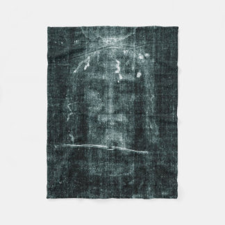 Shroud of Turin (Turin Shroud) Jesus Christ Face Fleece Blanket