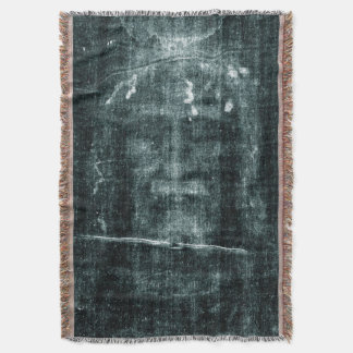 Shroud of Turin (Turin Shroud) Jesus Christ Face Throw Blanket