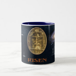 Shroud of Turin Two-Tone Coffee Mug