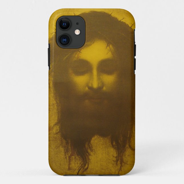 Shroud of Turin/Veronica's Veil Jesus Christ Image Case-Mate iPhone Case (Back)