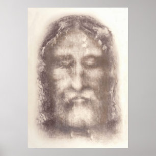 Shroud of Turn (Turin Shroud) Jesus Christ Poster