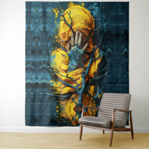 Shrouded in Mystery: Veil of Silence Tapestry
