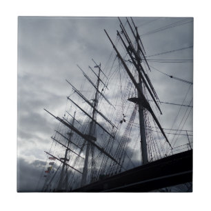 Shrouds Small (4.25" x 4.25") Ceramic Photo Tile