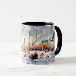 "Shrove-Tide". Russian Art Christmas Gift Mug
