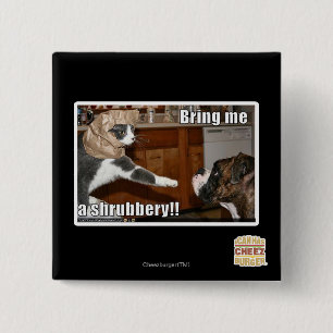 Shrubbery 15 Cm Square Badge