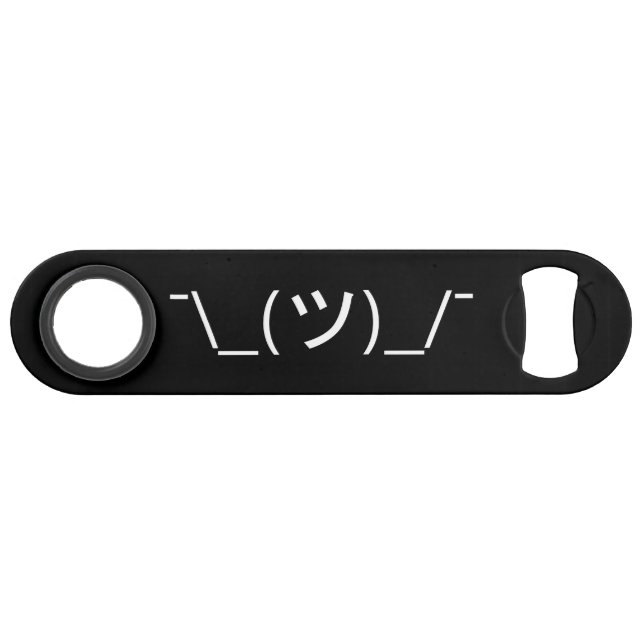 Shrug Emoticon ¯\_(ツ)_/¯ Japanese Kaomoji (Front (Horizontal))