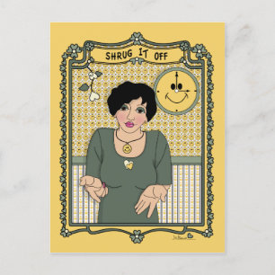 Shrug It Off_C_ Postcard