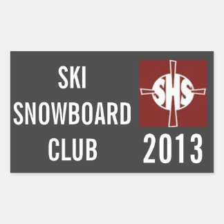 SHS Ski Club Sticker