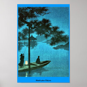 Shubi pine Ukiyoe Poster