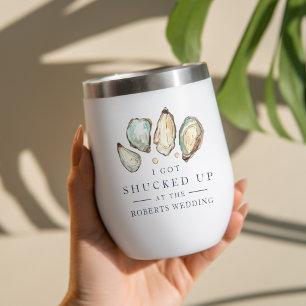 Shucked Up   Coastal Oyster Wedding Favour