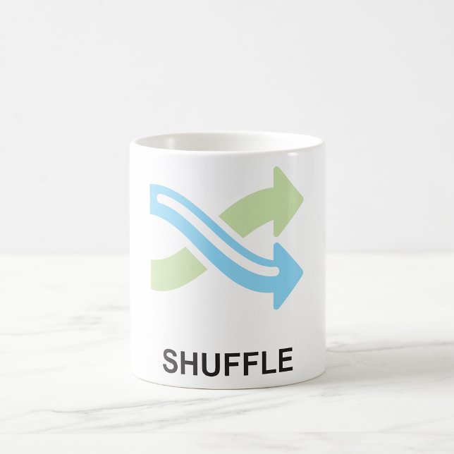 Shuffle Icon Coffee Mug (Creator Uploaded)