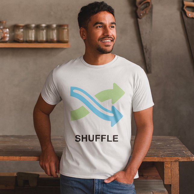 Shuffle Icon T-Shirt (Creator Uploaded)