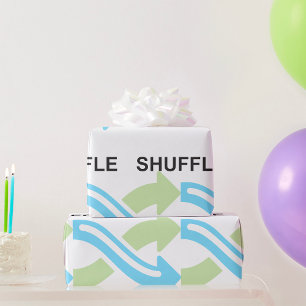 Shuffle Icon Wrapping Paper