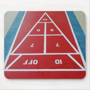 Shuffleboard on Board Mouse Pad