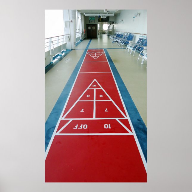 Shuffleboard on Board Poster (Front)