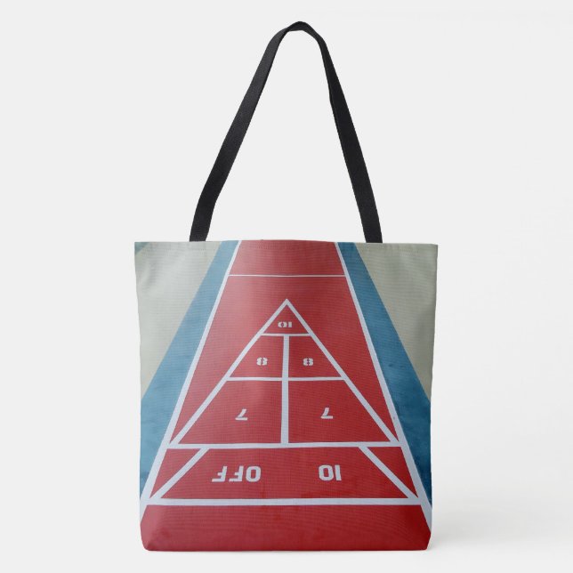 Shuffleboard on Deck Tote Bag (Front)