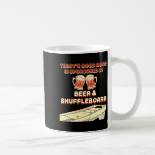 Shuffleboard Player Beer  Coffee Mug