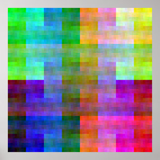 Shuffled Palette (flip) Poster