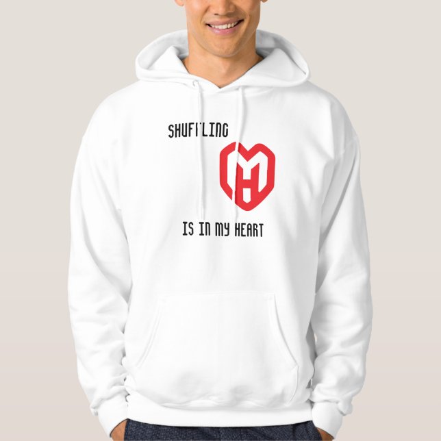 Shuffling is in my heart PHD jacket Hoodie (Front)