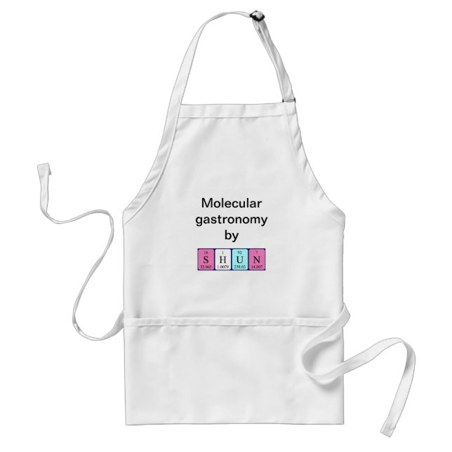 Shun periodic table name apron (Front)